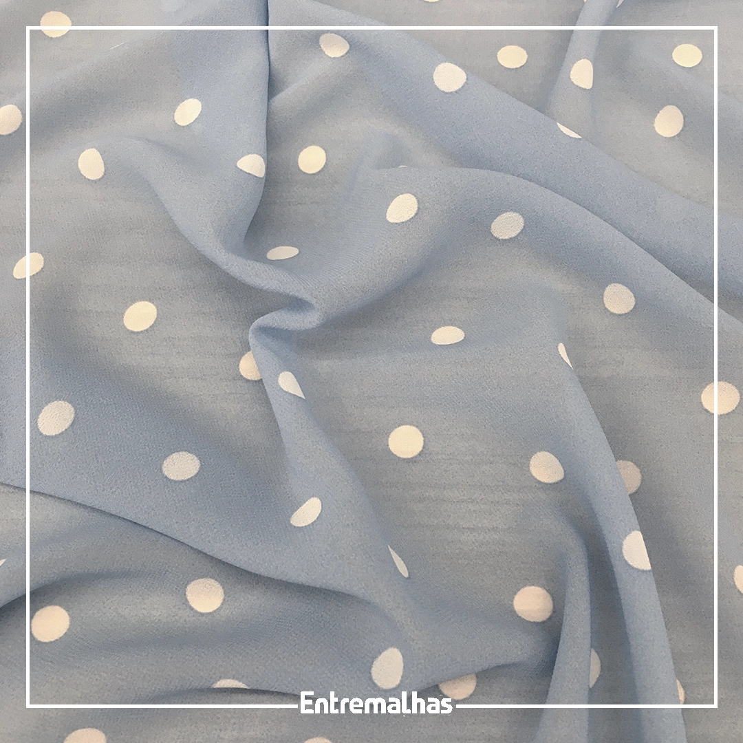 Tecido Estampado - Azul Ref.:859022