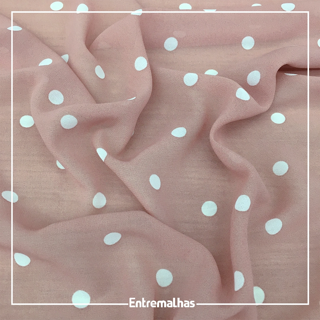 Tecido Estampado - Rosa Ref.:859022