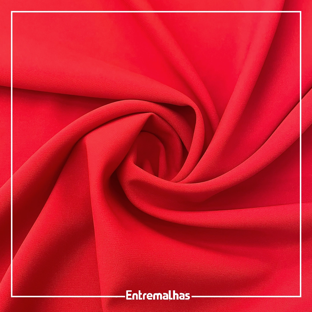 Tecido Daiquiri Bruges - Vermelho Ref.:859711