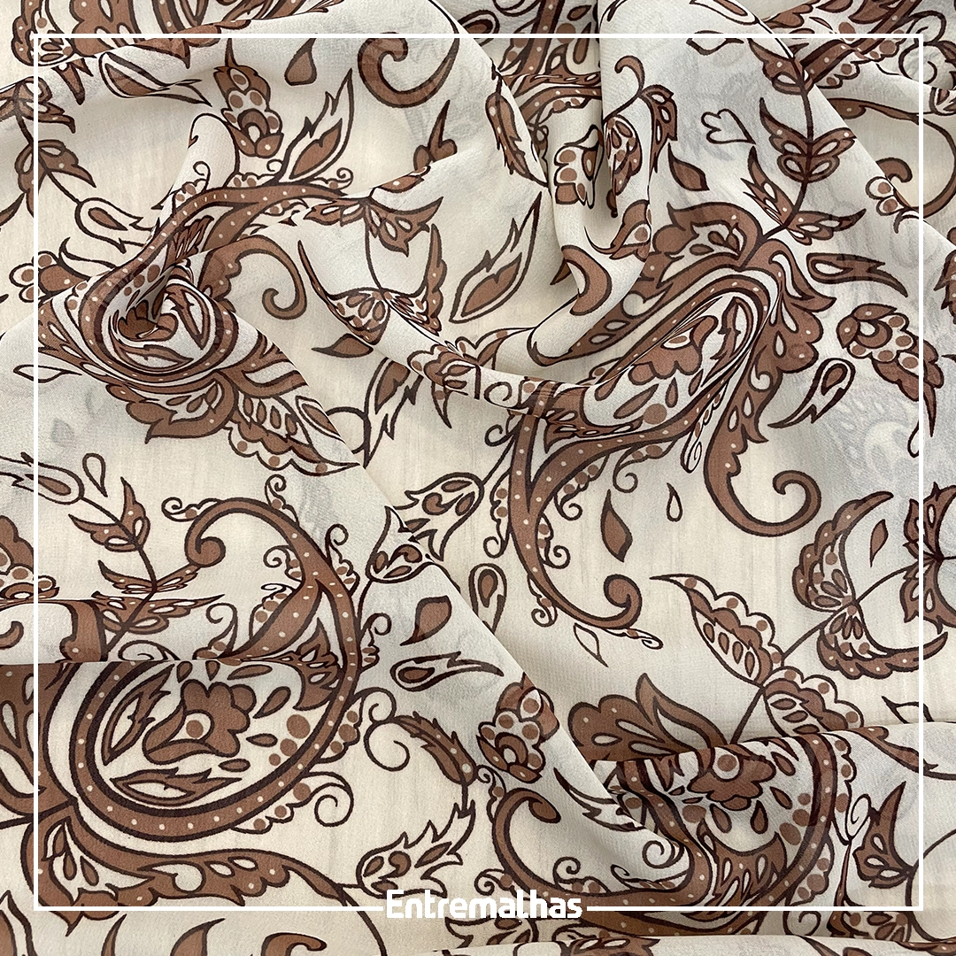 Tecido Musseline Estampado Ref.:859882