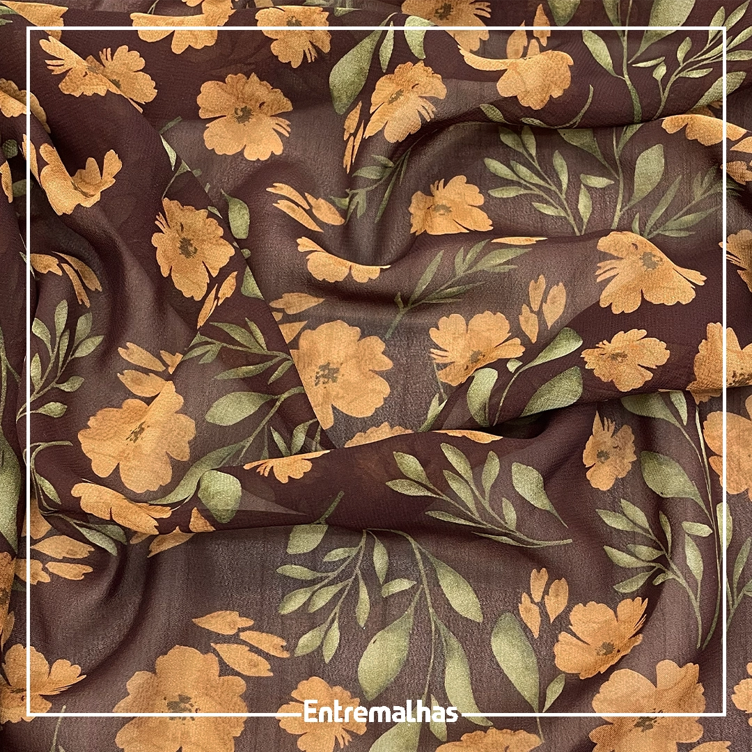 Tecido Musseline Estampado Ref.:859882