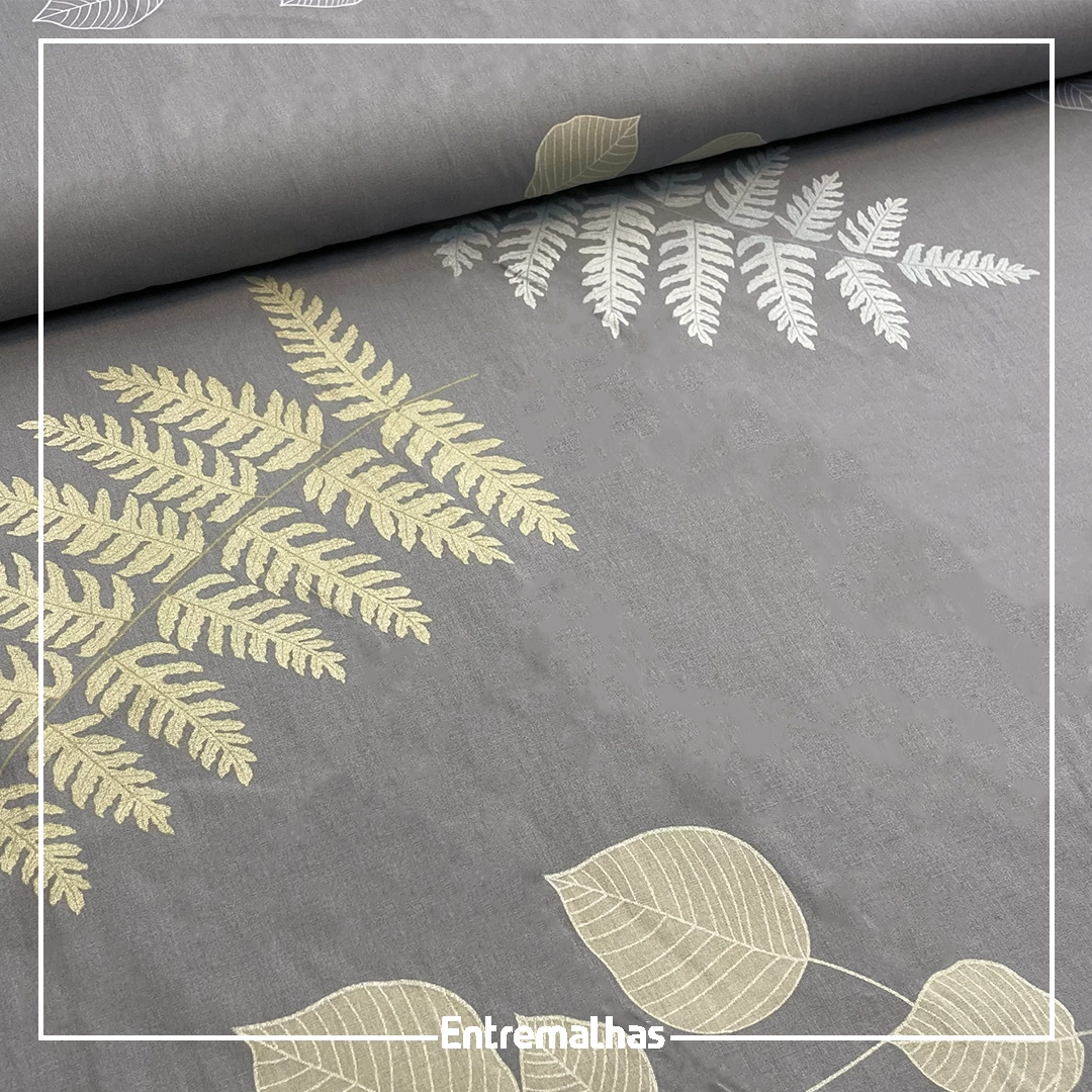 Tecido Lençol Euro 230 Fios Estampado Ref.:859943