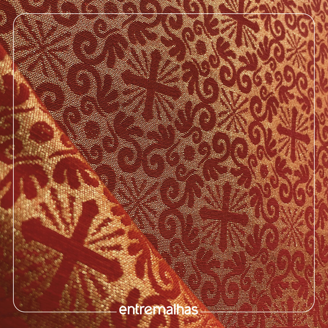 Tecido Atlanta- Vermelho Ref.:859648
