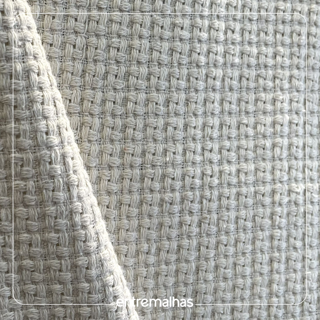 Tecido Tweed Tresse - Branco Ref.:860033