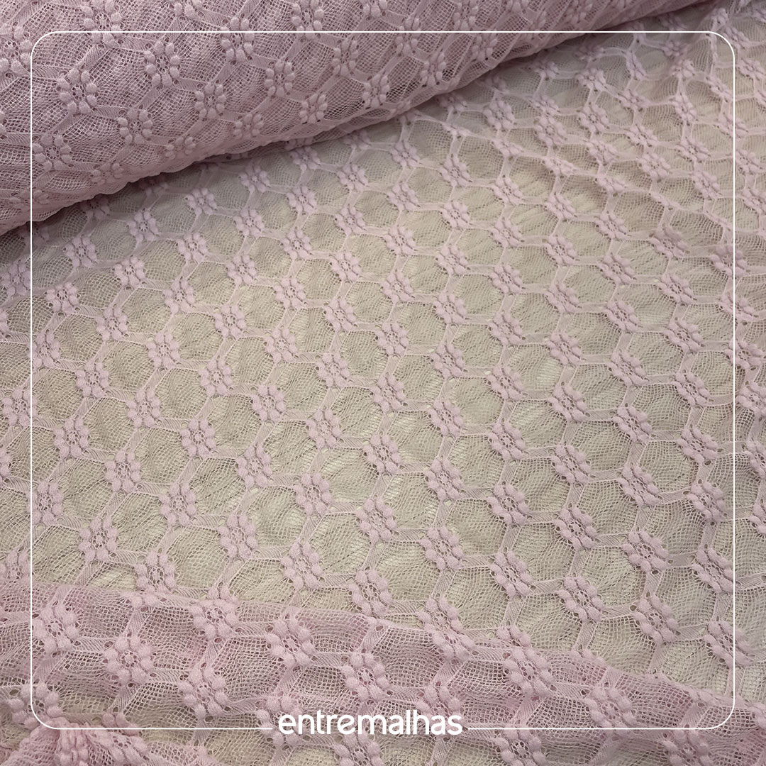 Renda Bumbel - Rosa Ref.: 814255