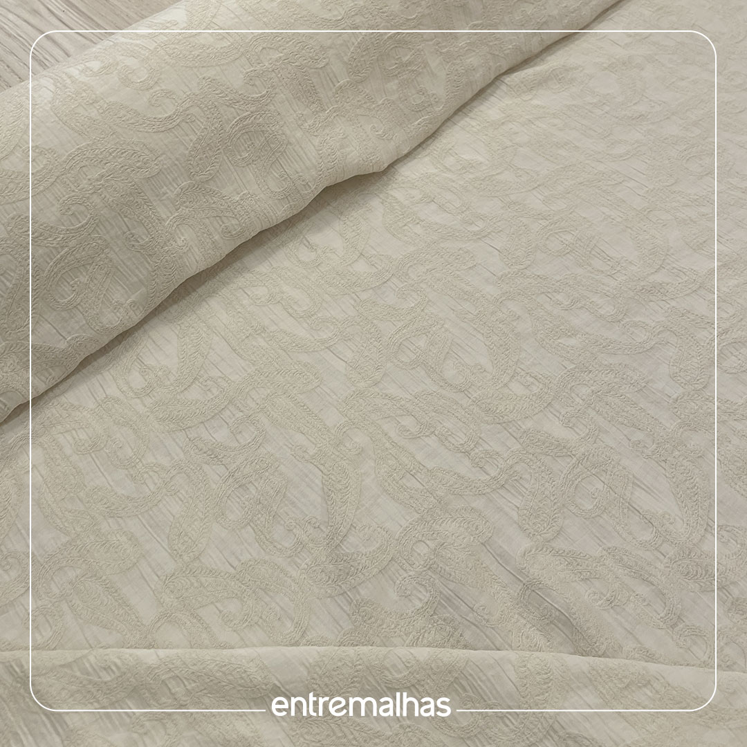 Tecido Jacquard Presley - Bege Ref.:860044