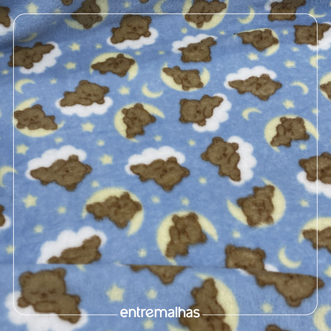 Malha Fleece - Estampado Ref.: 320357
