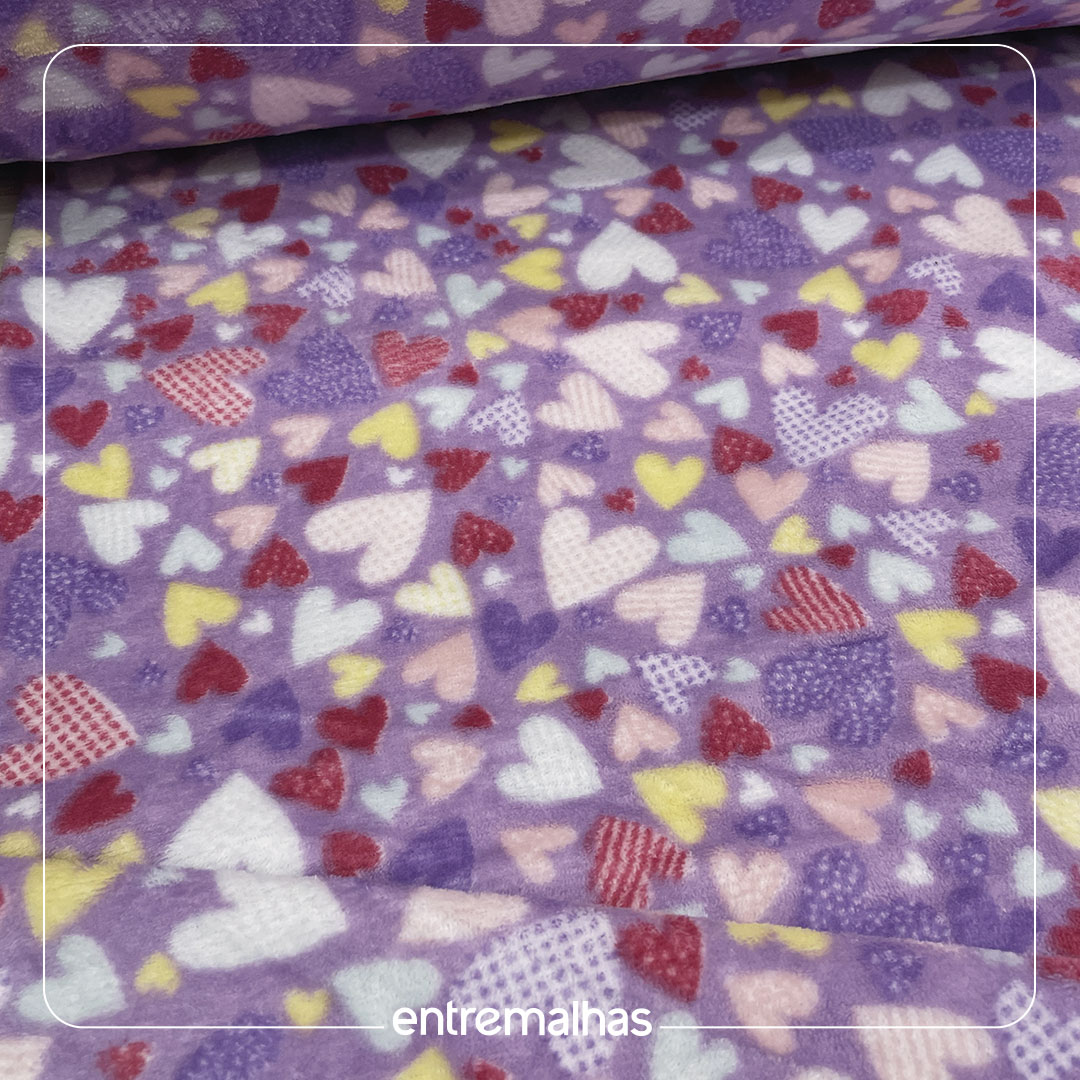 Malha Fleece - Estampado Ref.: 320357