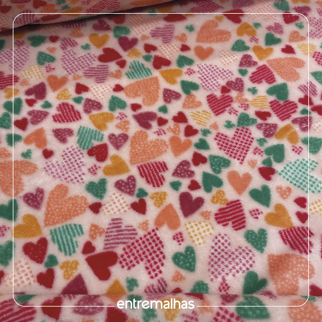 Malha Fleece - Estampado Ref.: 320357