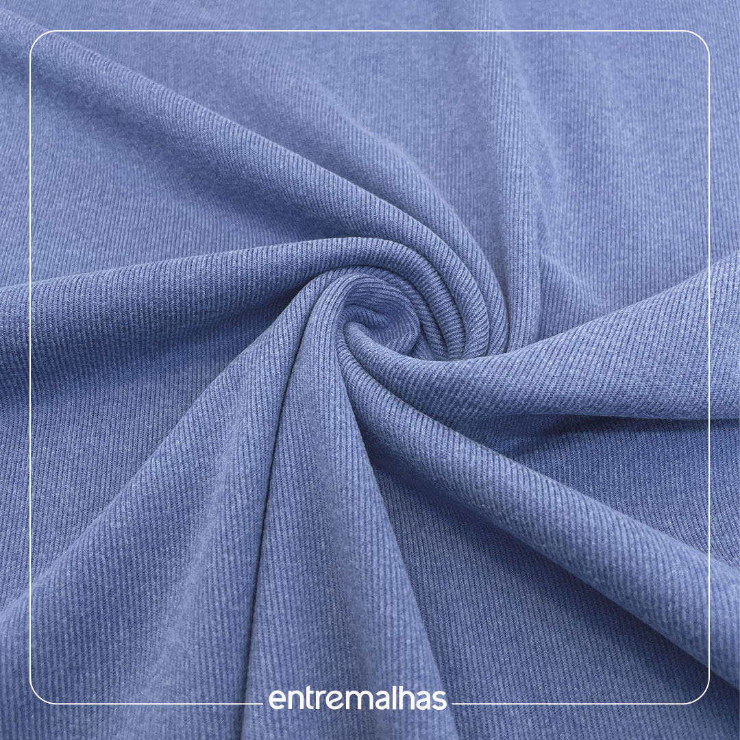 Malha Flannel Luxo Louis - Azul Ref.: 330089