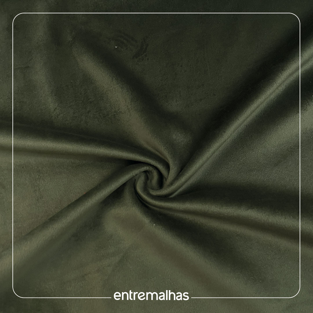 Malha Fleece Dupla Face - Verde Ref.:330195