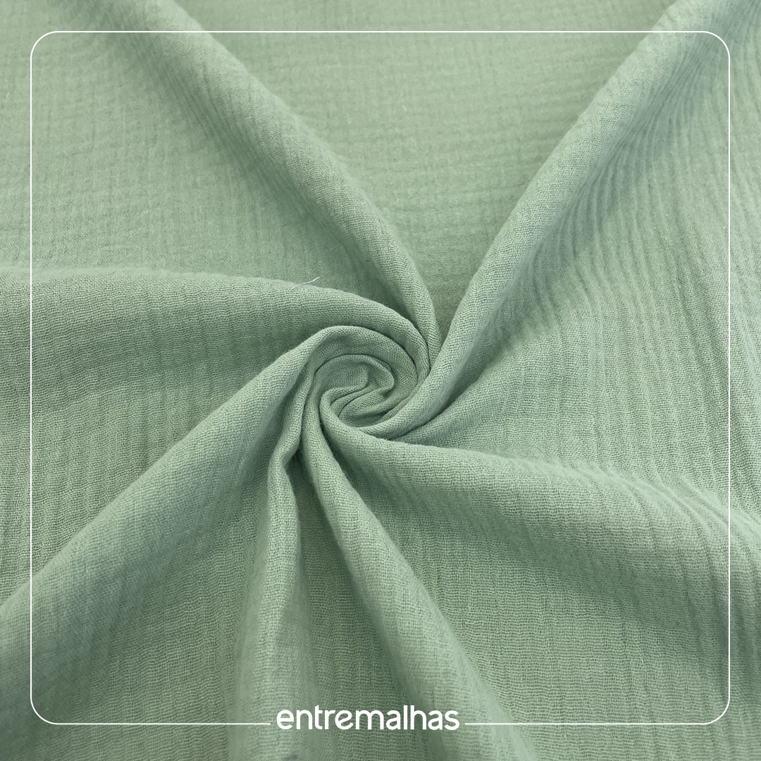 Tecido Cotton Double - Verde Ref.:859815