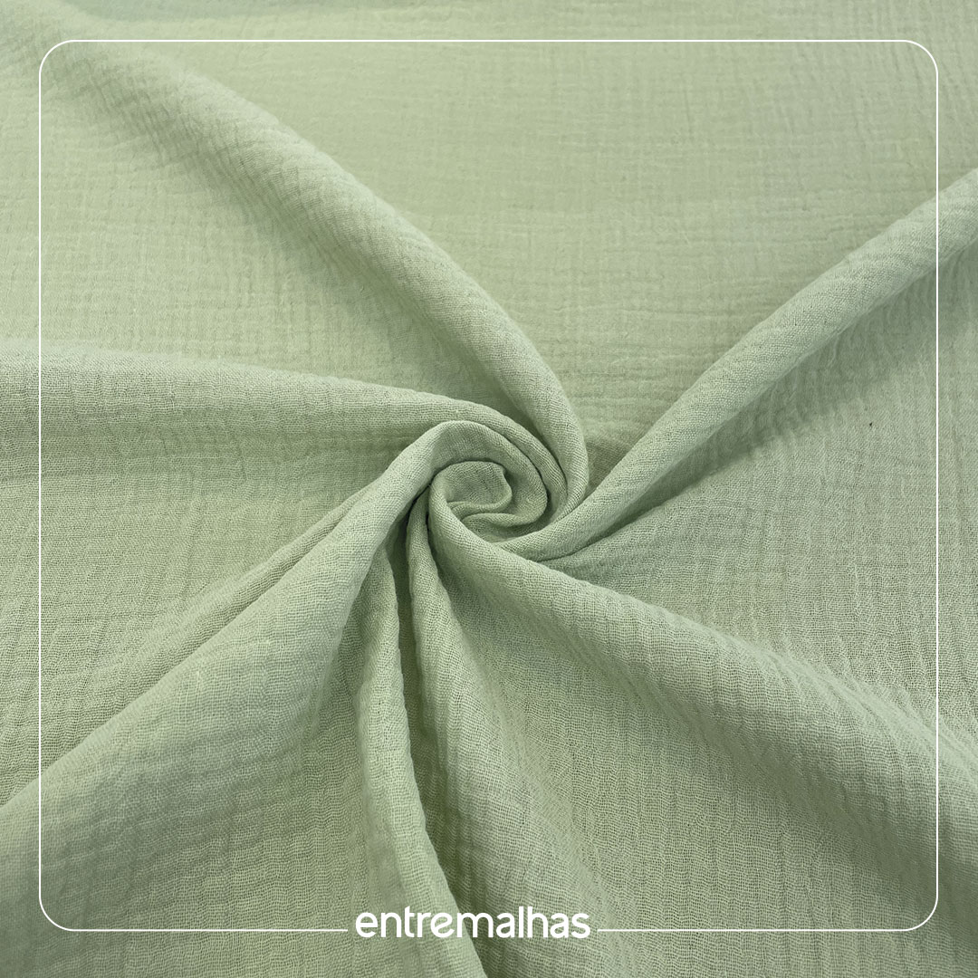 Tecido Cotton Double - Verde Ref.:859815