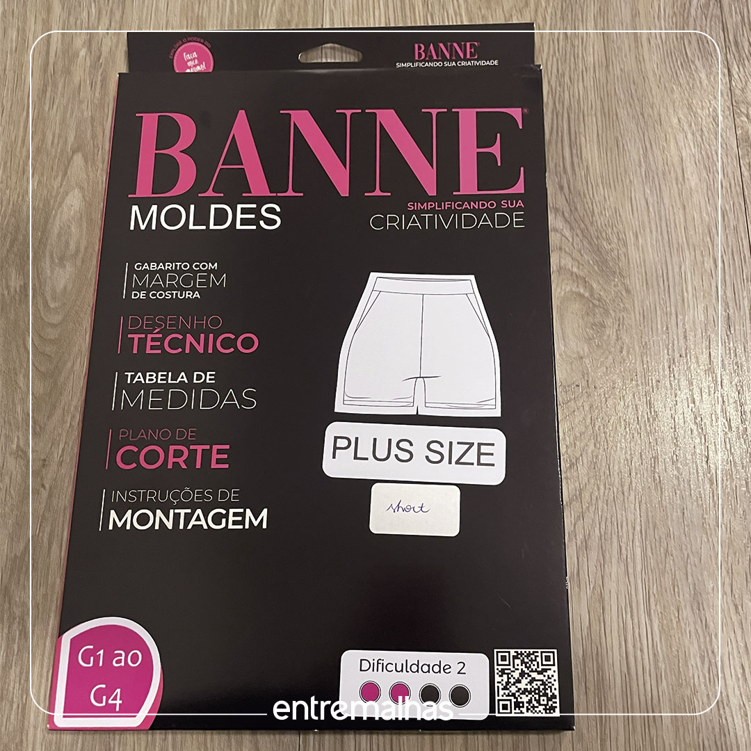 Molde Banne Plus Size - Short  Ref.:010010