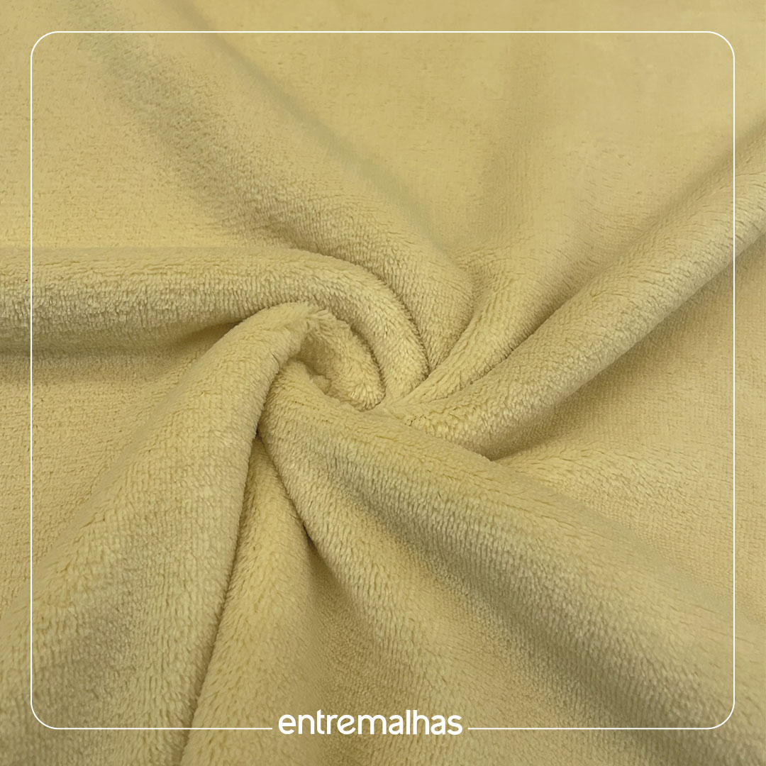 Malha Fleece - Amarelo Ref.:320186