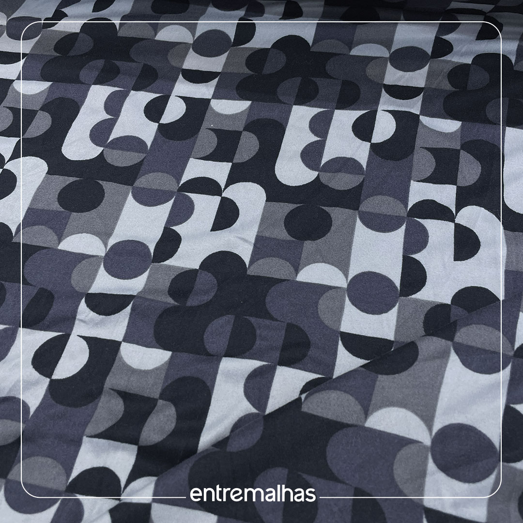 Malha Suede Estampada - Ref.:320853