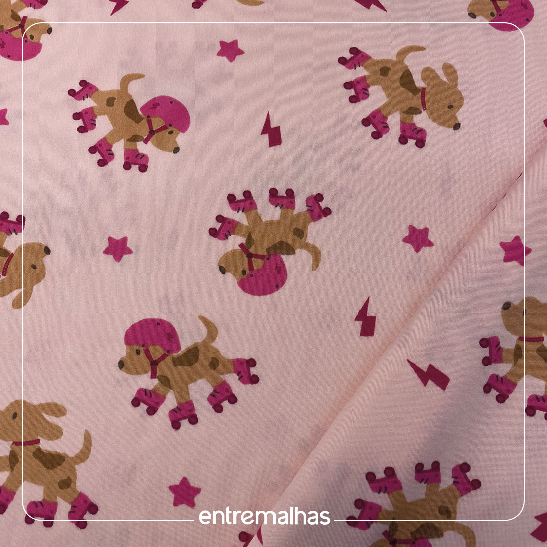 Malha Suede Estampada - Ref.:320853