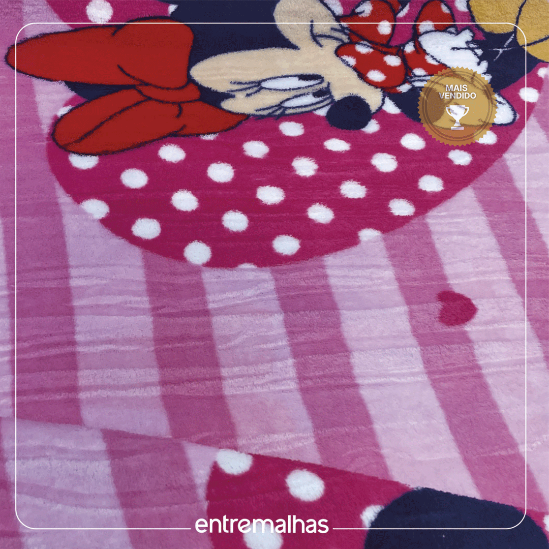 Malha Fleece Personagem - Estampado Ref.:330043