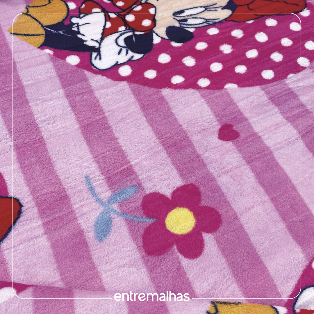 Malha Fleece Personagem - Estampado Ref.:330043