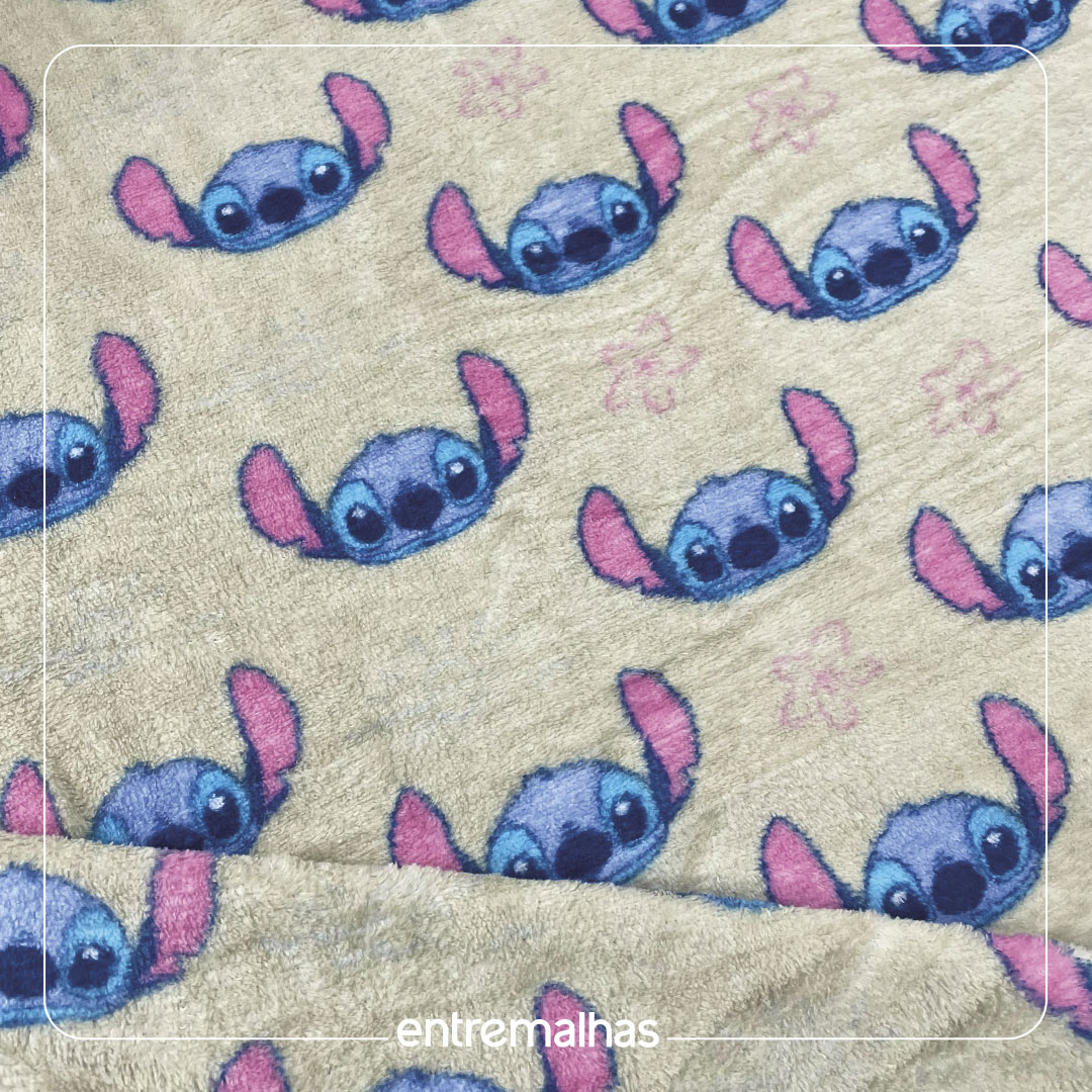 Malha Fleece Personagem - Estampado Ref.:330043