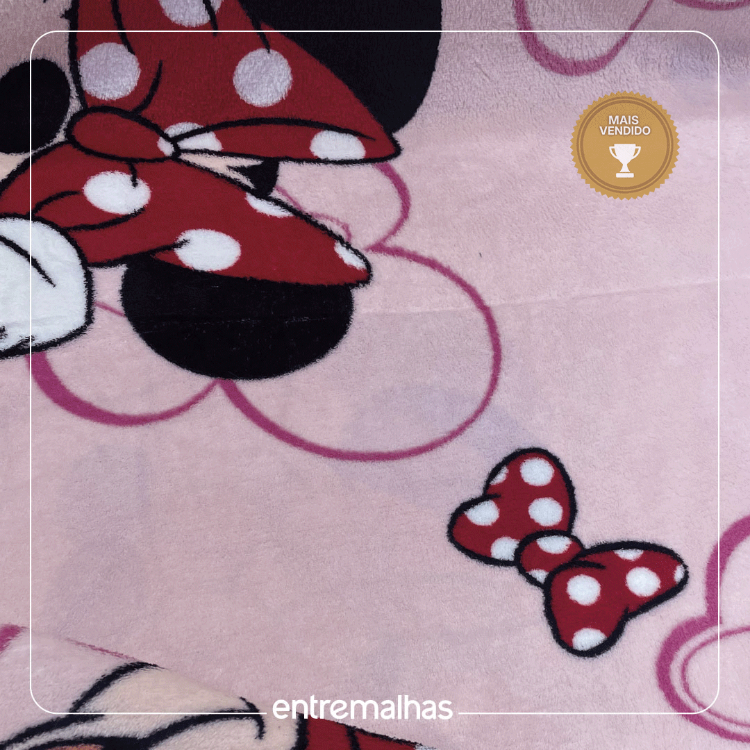 Malha Fleece Personagem - Estampado