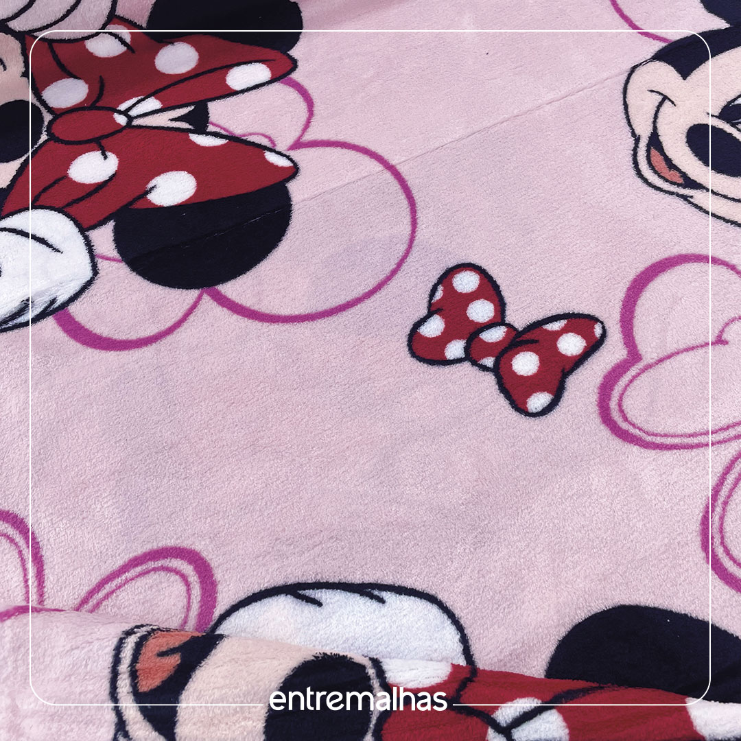 Malha Fleece Personagem - Estampado