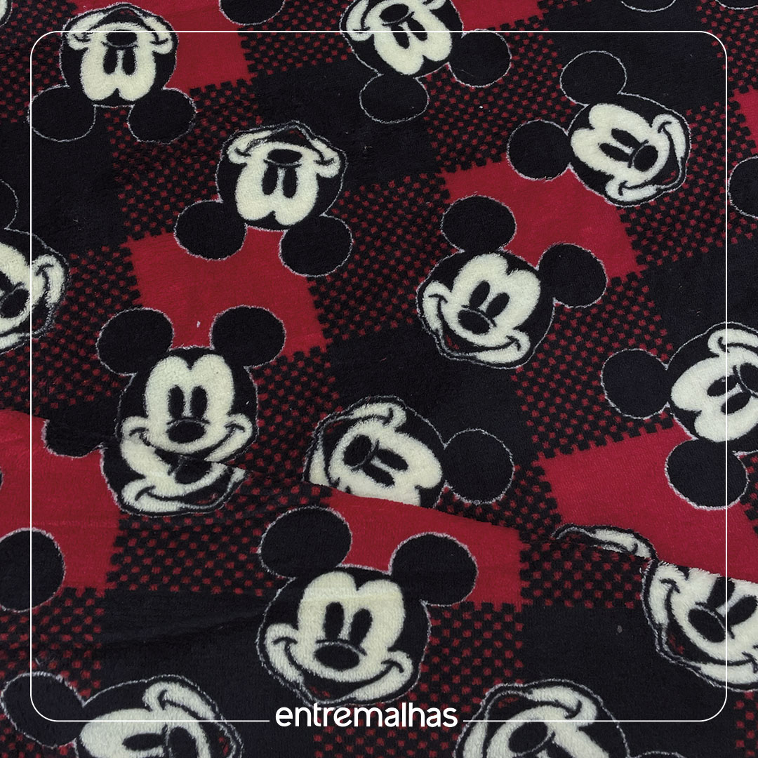 Malha Fleece Personagem - Estampado Ref.:330043