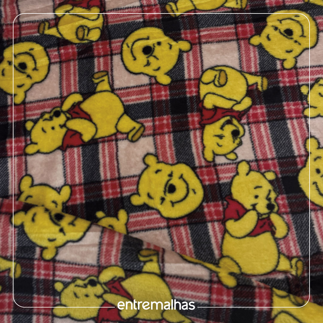 Malha Fleece Personagem - Estampado Ref.:330043