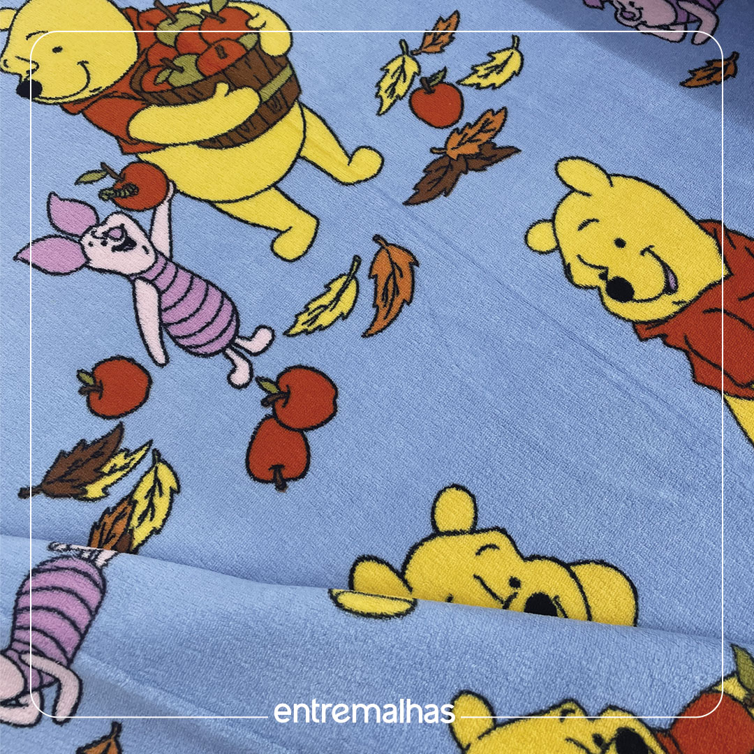 Malha Fleece Personagem - Estampado