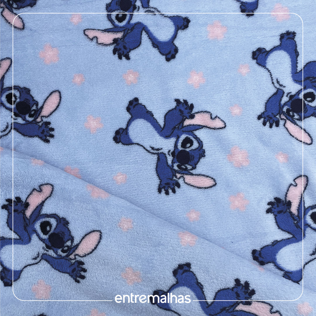 Malha Fleece Personagem - Estampado Ref.:330043