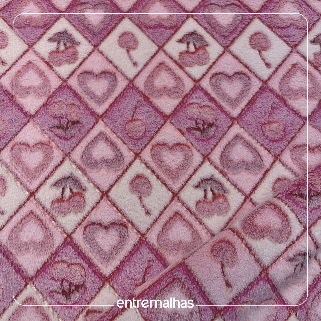 Malha Fleece 3D- Estampado Ref.:330145