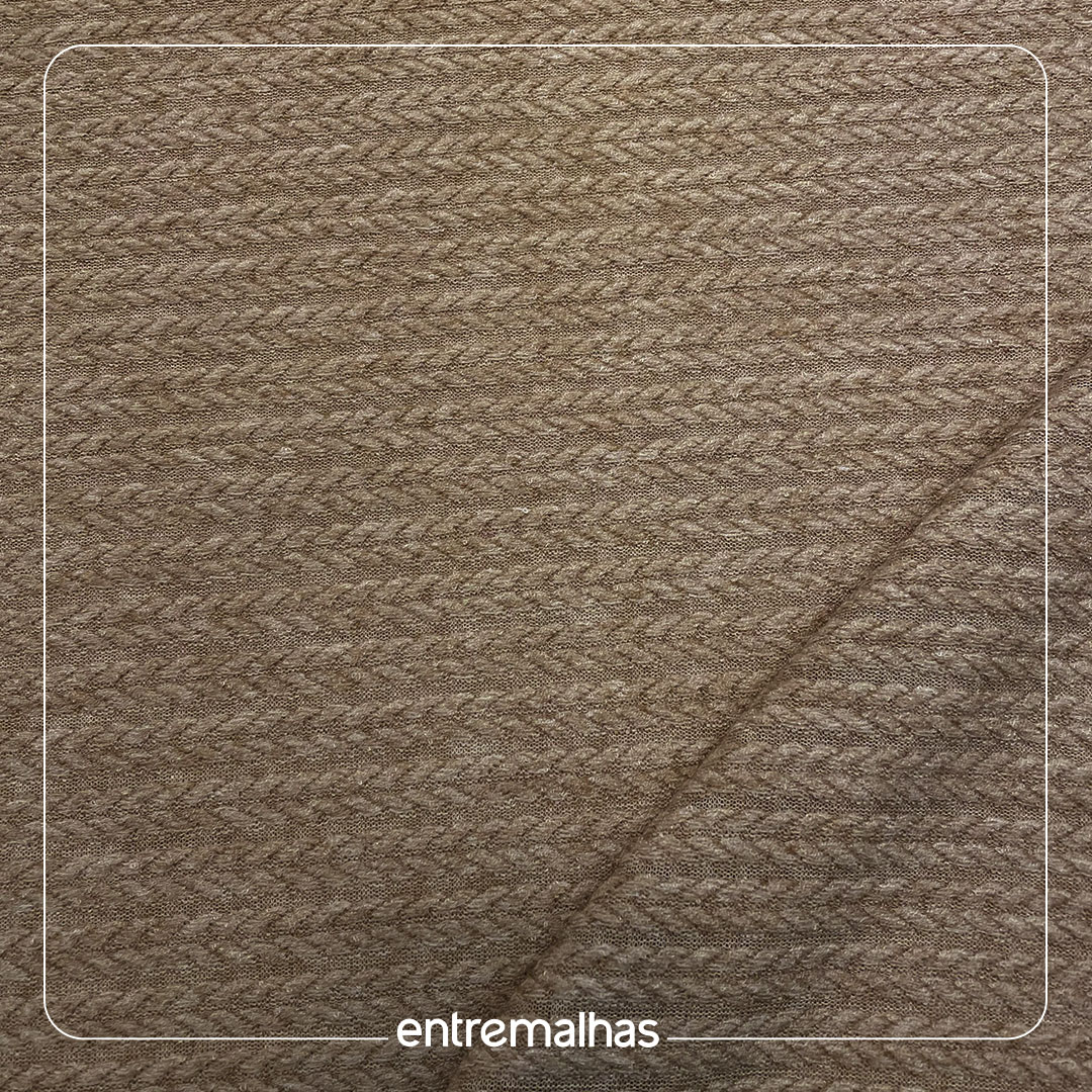 Malha Tricot Correntes - Bege Ref.:330185