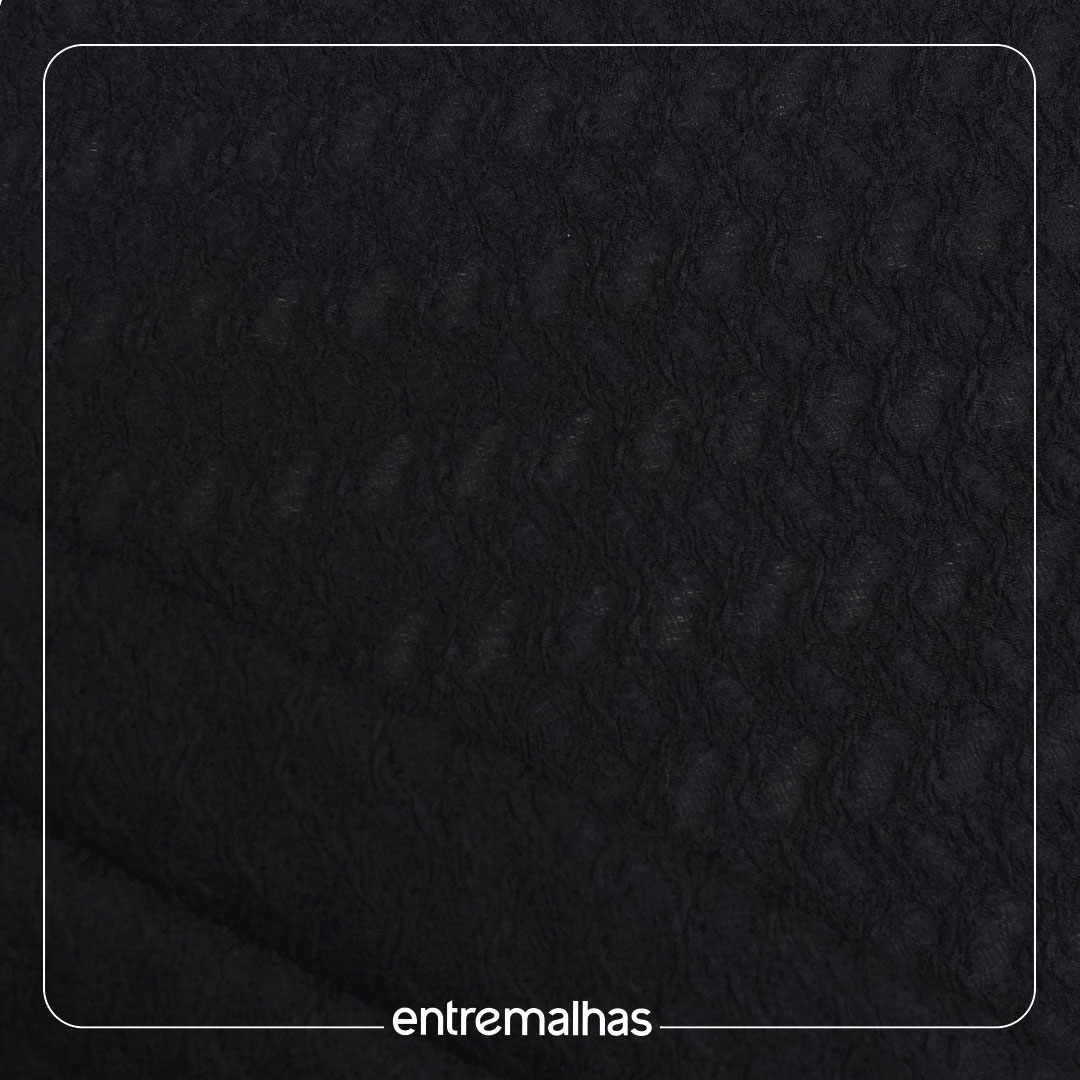 Malha Renda Dubai - Preto Ref.: 330200