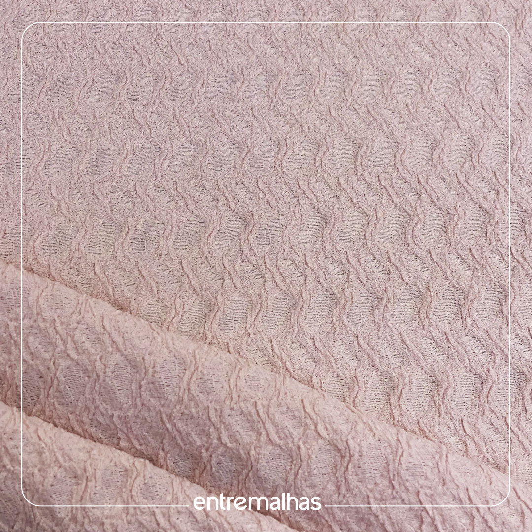 Malha Renda Dubai - Rosa Ref.: 330200
