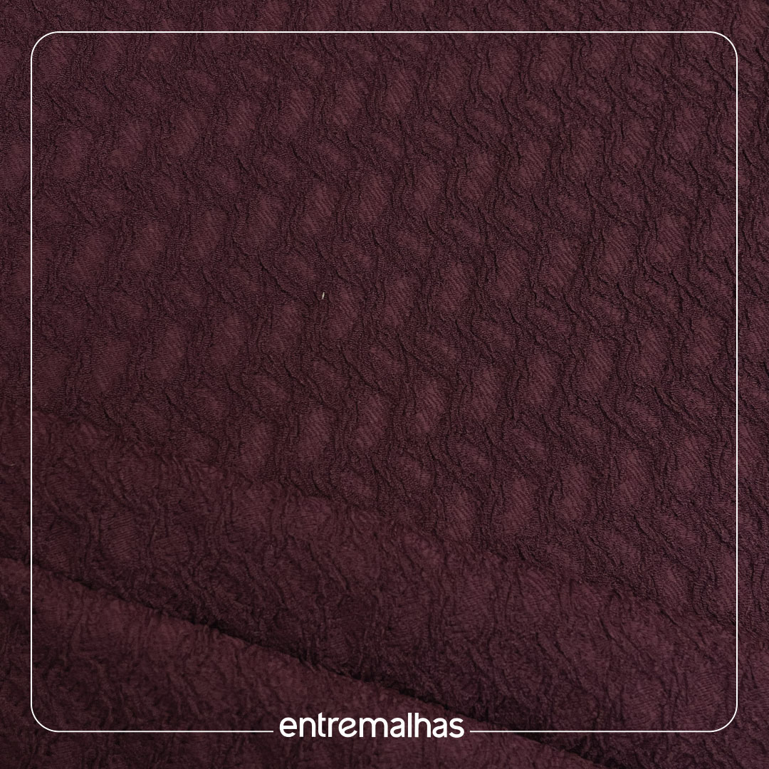 Malha Renda Dubai - Marsala Ref.: 330200