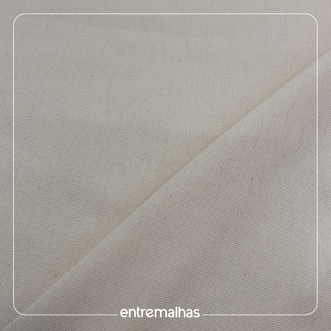 Tecido Brim Lona Panama - Cru Ref.: 700045