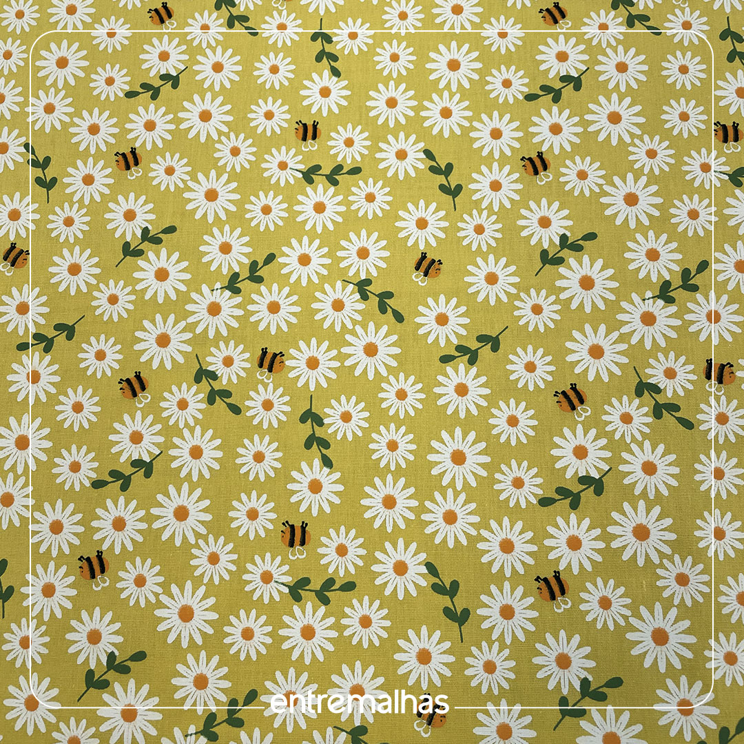 Tecido Tricoline Estampado Ref.:858324