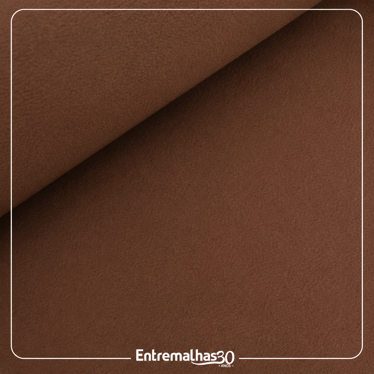 Tecido Soft Microsoft - Marrom Ref.:442030