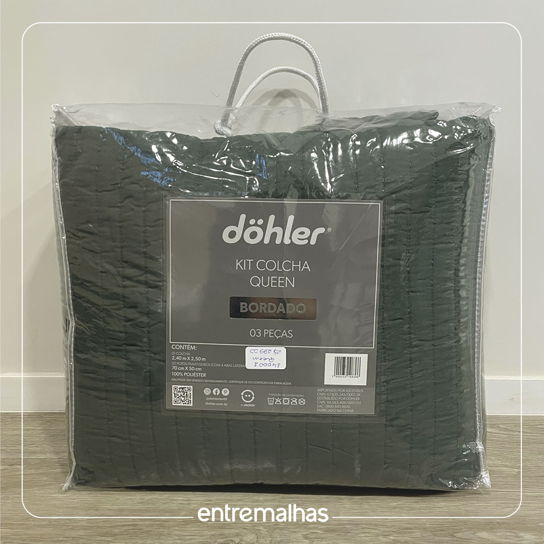 Kit Colcha Queen - Verde Ref.: 140001