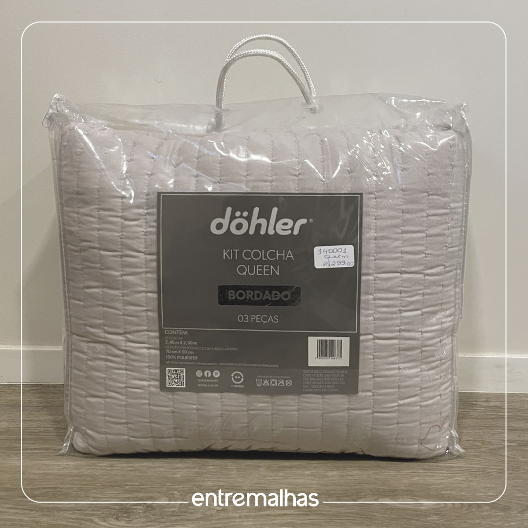 Kit Colcha Queen - Bege Ref.: 140001