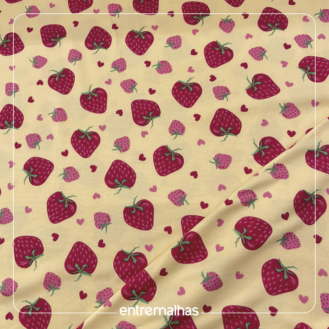 Malha Suede Estampada -