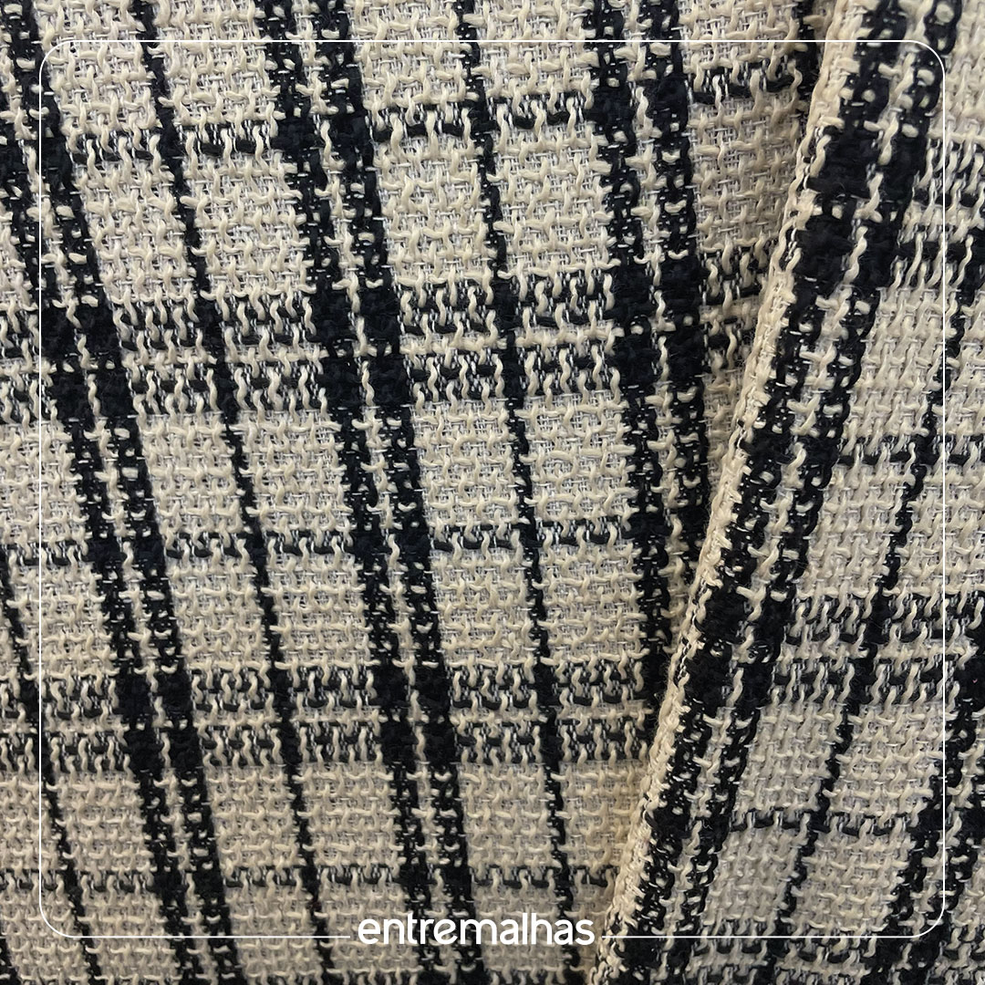 Tecido Tweed Bottega - Bege Ref.: 860022