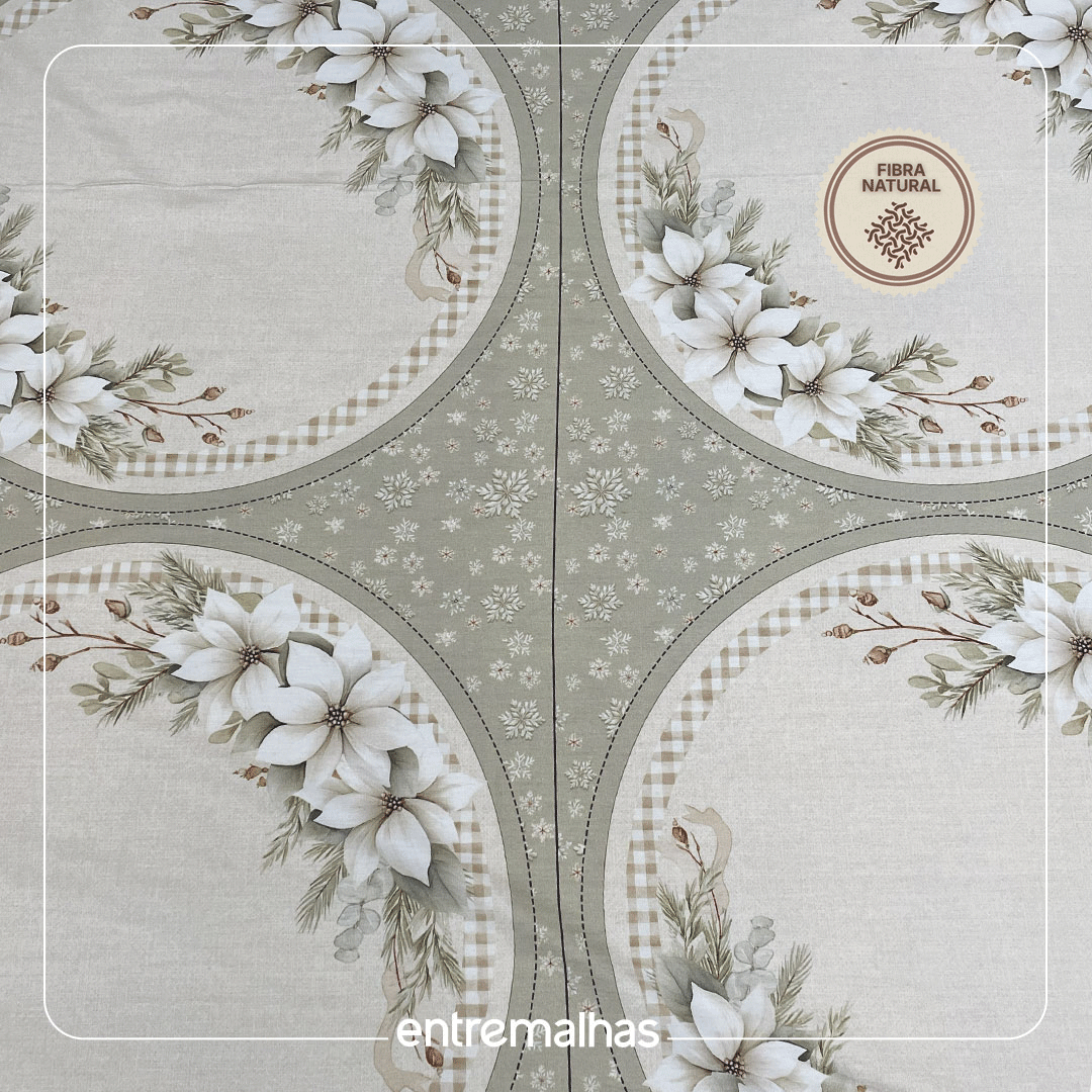 Tecido Natal/Vintage - Estampado Ref.:860076