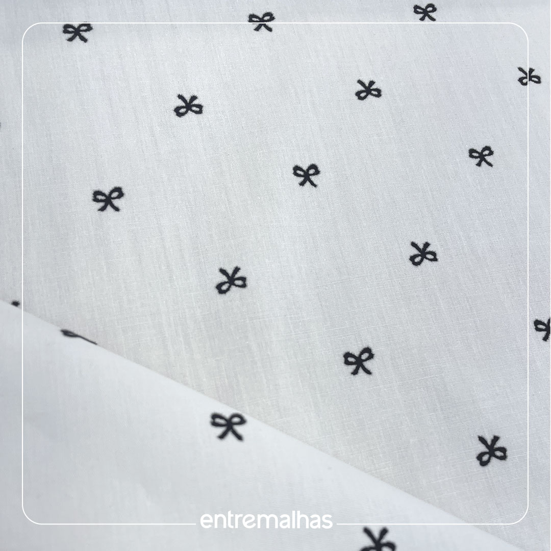 Tecido Cotton Tie - Branco Ref.:860078