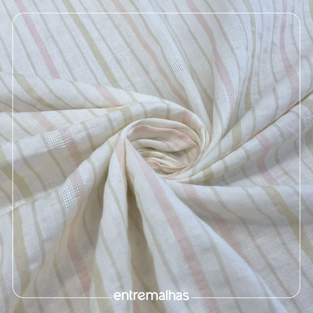 Tecido Cotton Julie - Listrado Ref.:860083