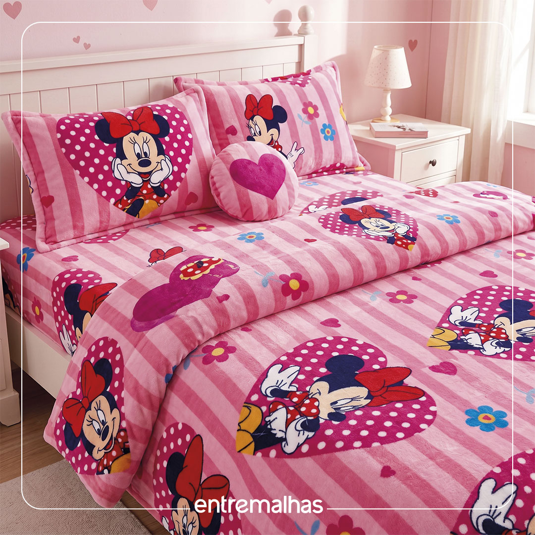 Malha Fleece Personagem - Estampado Ref.:330043