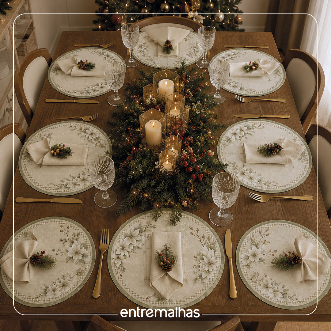 Tecido Natal/Vintage - Estampado Ref.:860076