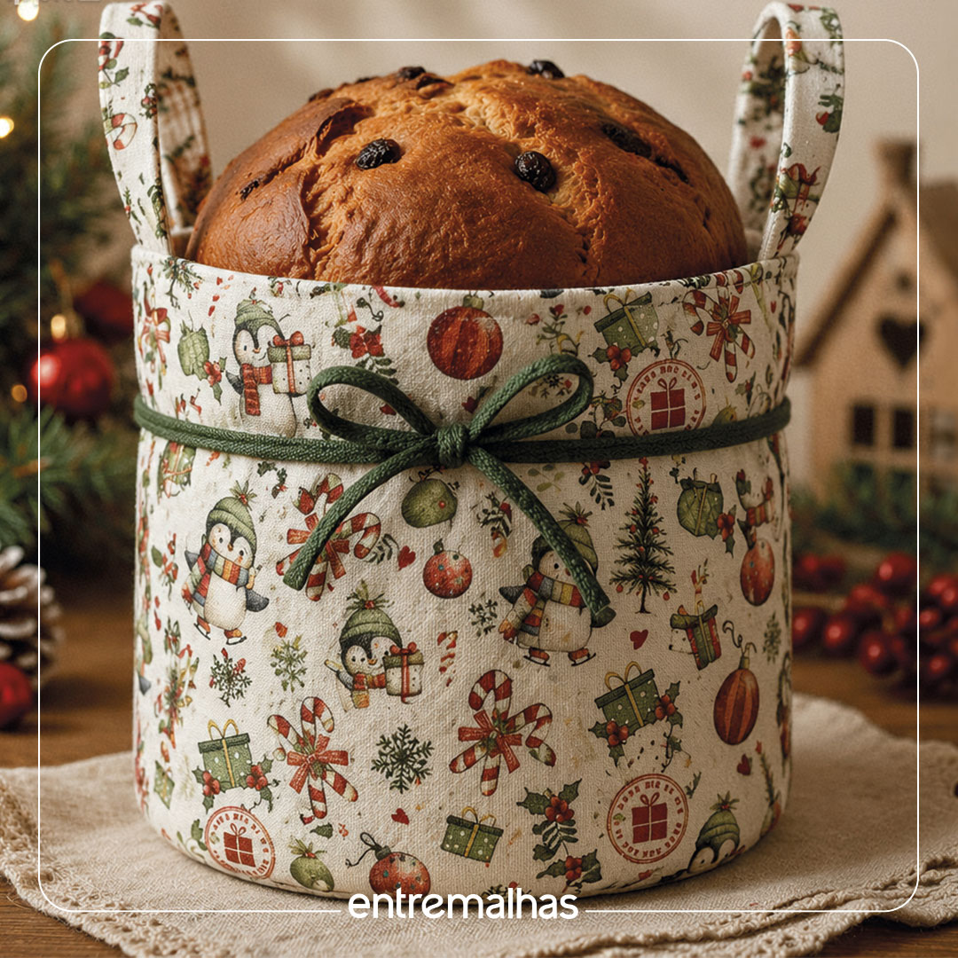 Tecido Natal/Vintage - Estampado Ref.:860076