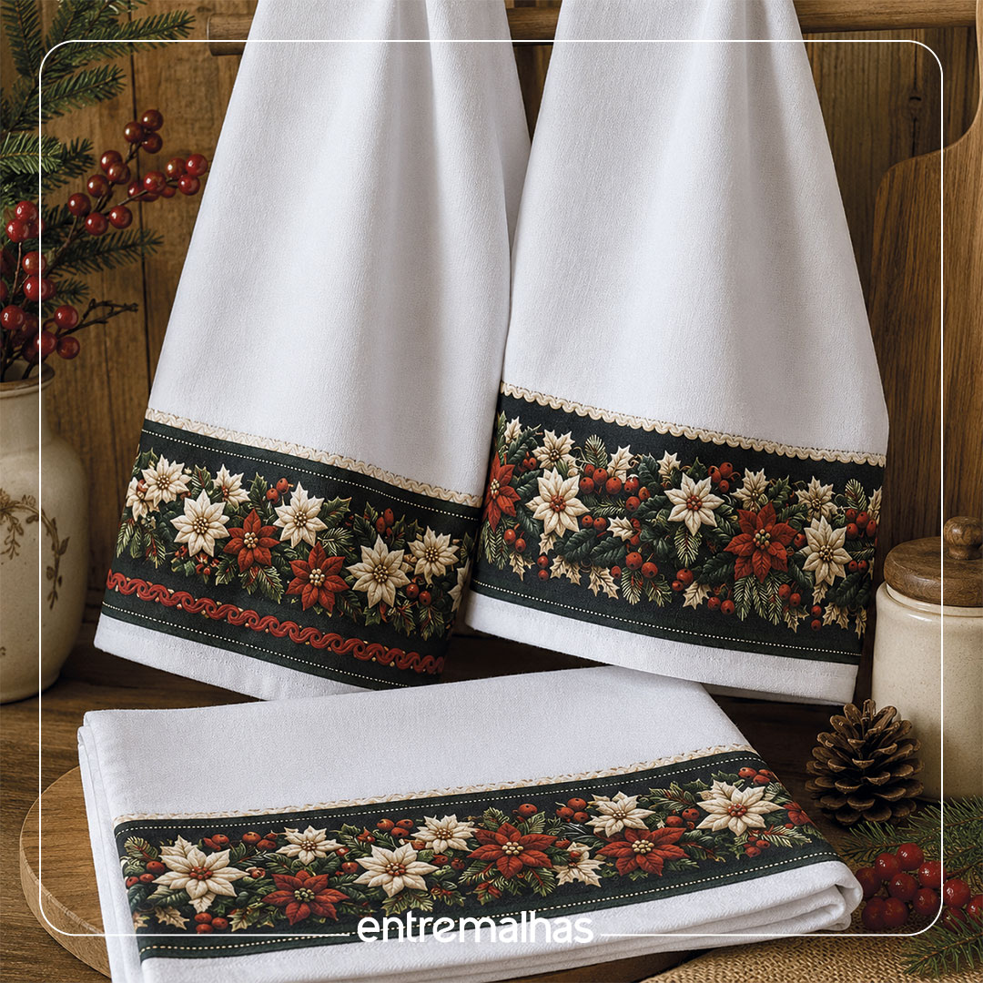 Tecido Natal Barrado Fabricart - Estampado Ref.:860079