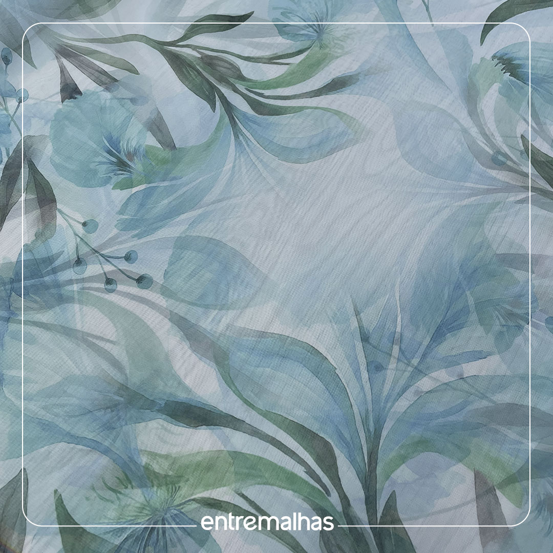 Crepe Seda Premium - Estampado Ref.: 722204
